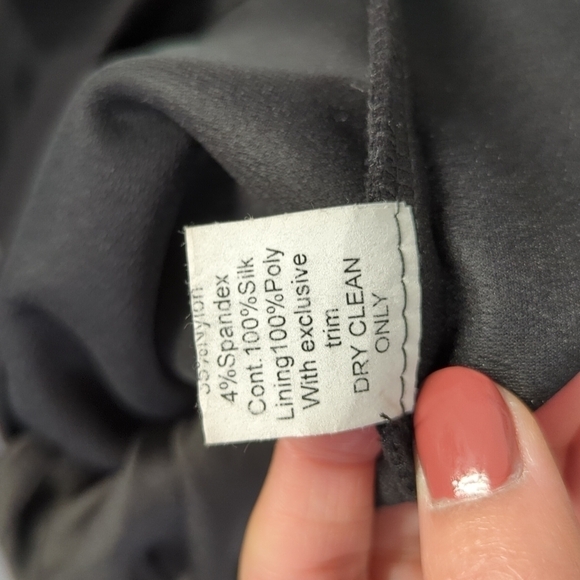 Bailey 44 Crossword Sheath Dress Black White M business preppy classic basic - Picture 7 of 8